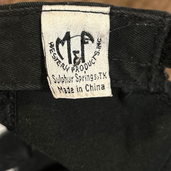 M&F Western Products Cross Rhinestone Baseball Cap Hat Adjustable - Picture 4 of 4